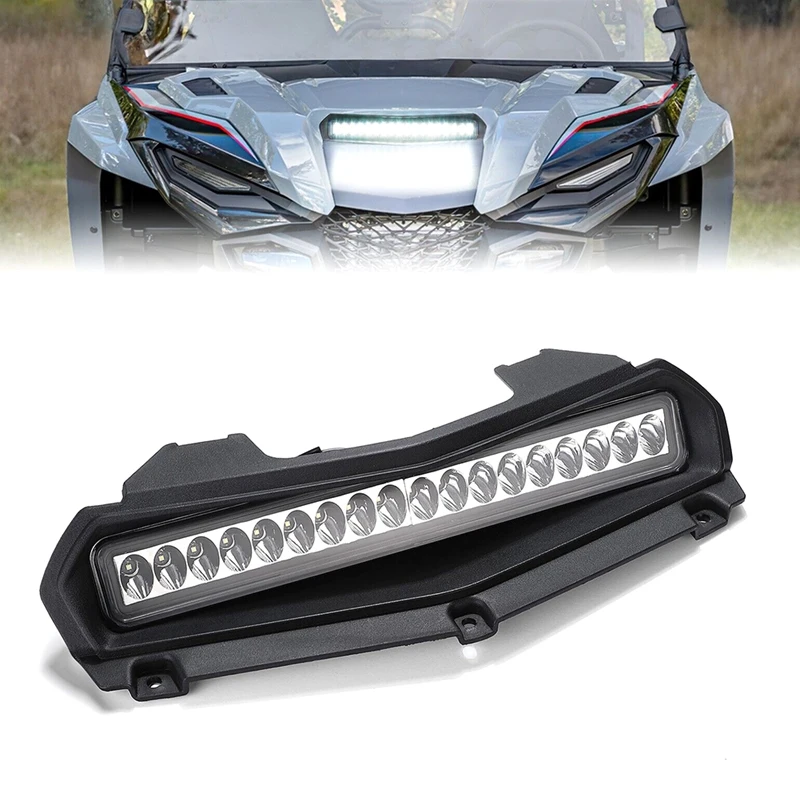 1 PCS Hood Scoop Light Front Auxiliary Spot Light Plastic Car Accessories For Yamaha RMAX2/RMAX4 1000 2021-2023