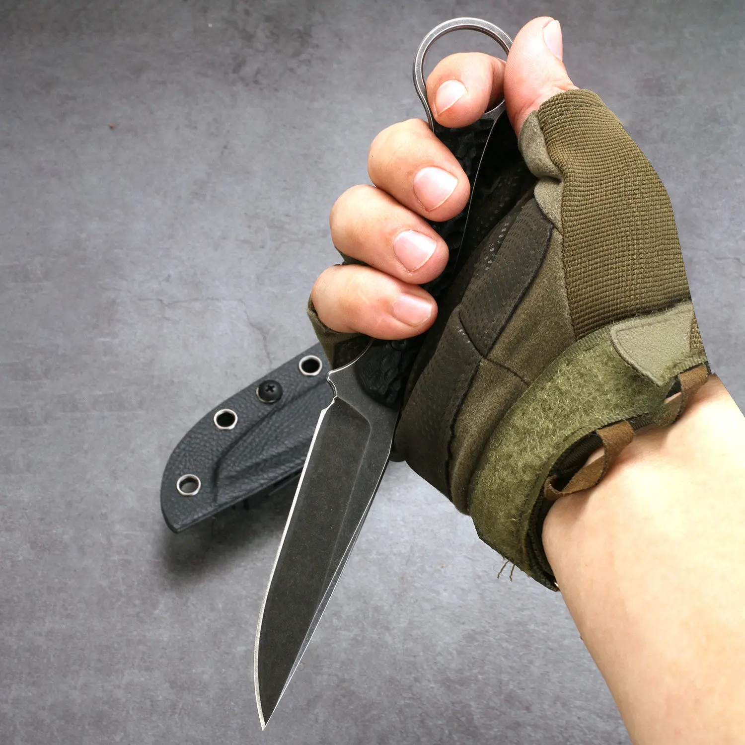 Trskt Tood Tactical Knife D2 Pocket Camping Hunting Outdoor Knife Pocket Kitchen Tools Gift For Man With Kydex Dropshipping