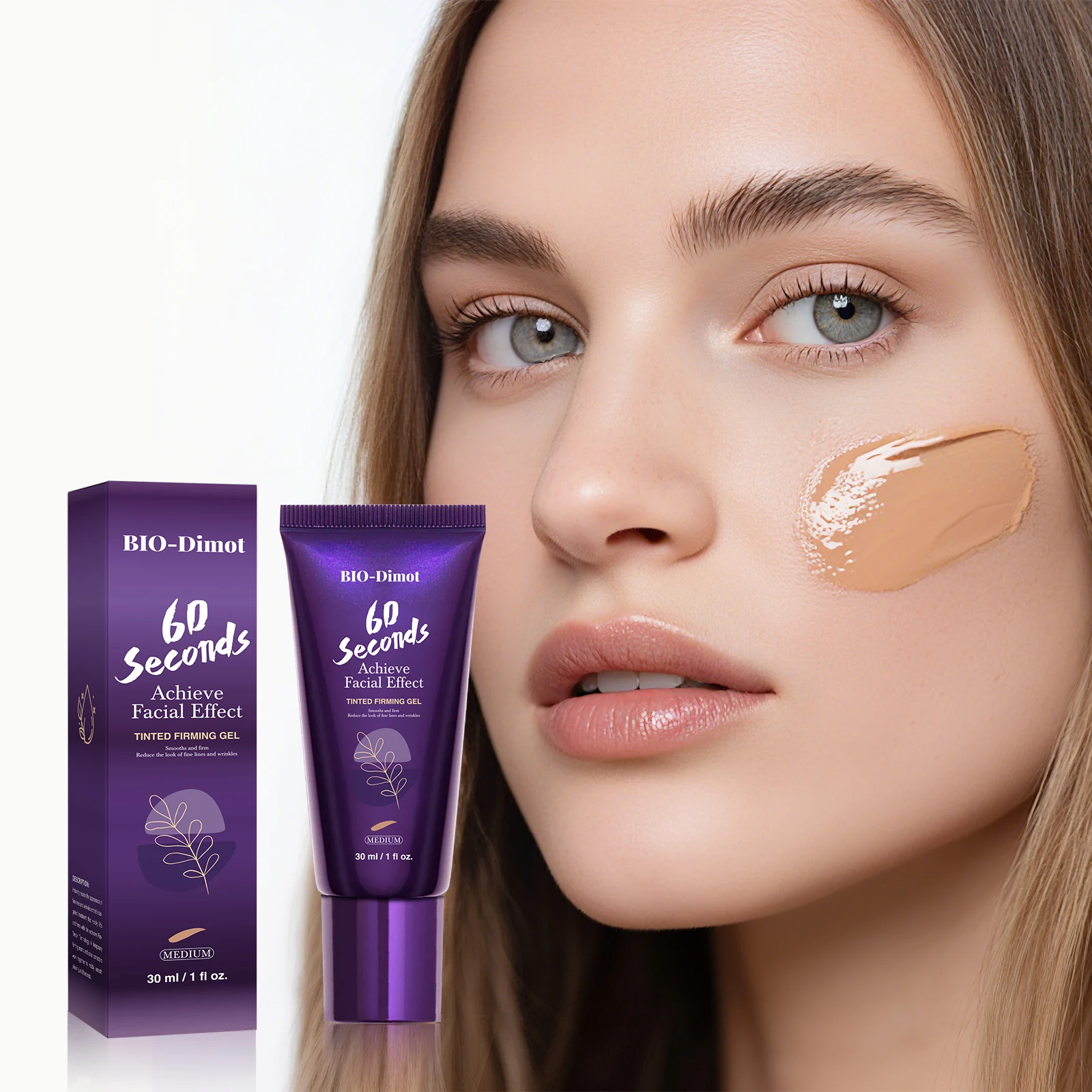 

Matte Liquid Foundation Oil Control Waterproof Full Coverage Concealer 60 Seconds Achieve Facial Effect Long Lasting All Day