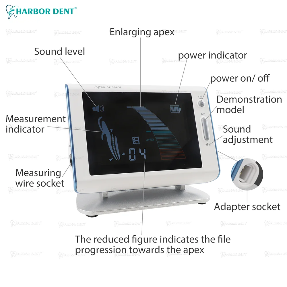 Dental Apex Locator Root Canal Finder Endo LCD DTE DPEX Dentist Instrument Dentistry Endo Root