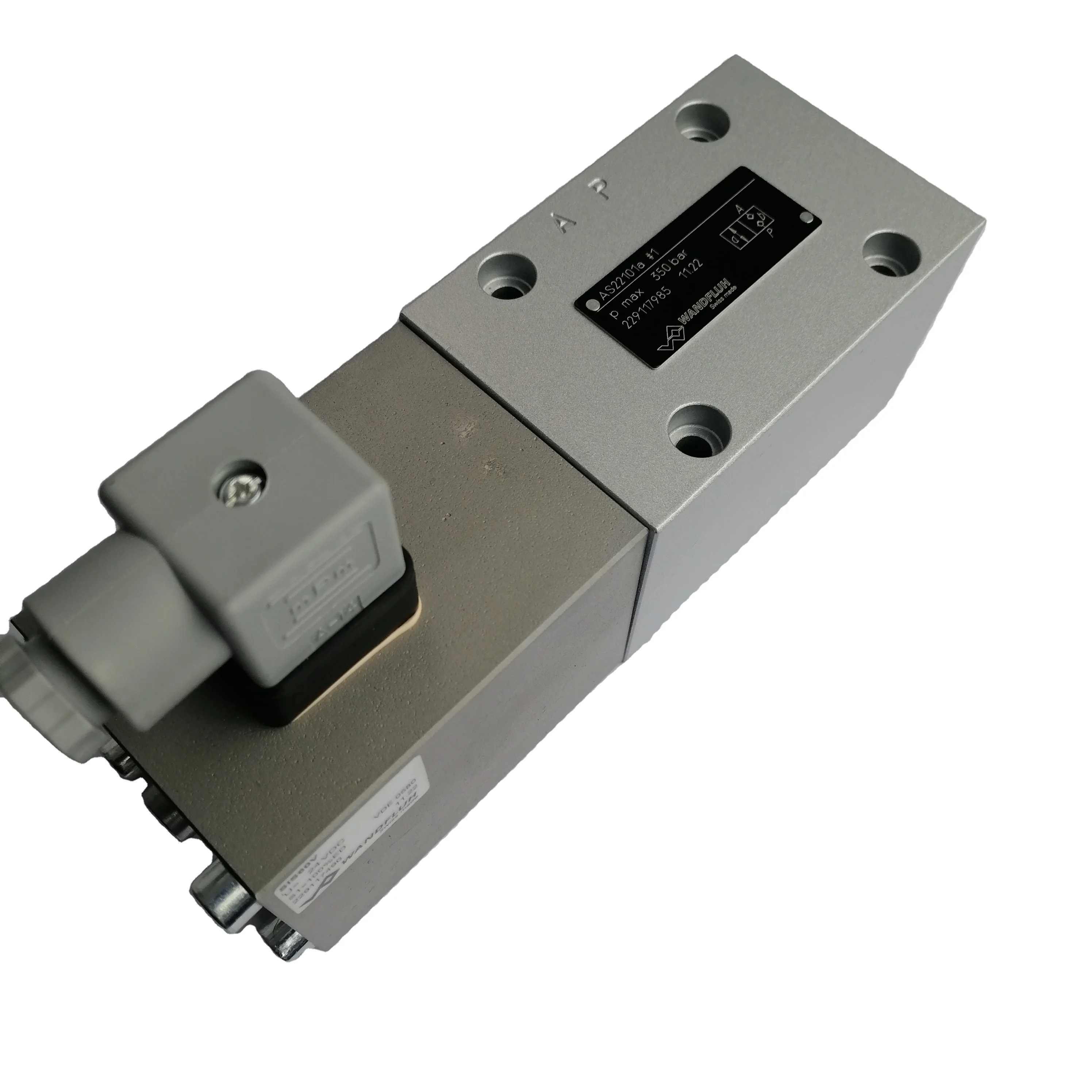 Válvula de popa operada por solenóide WANDFLUH AS22101a-R230