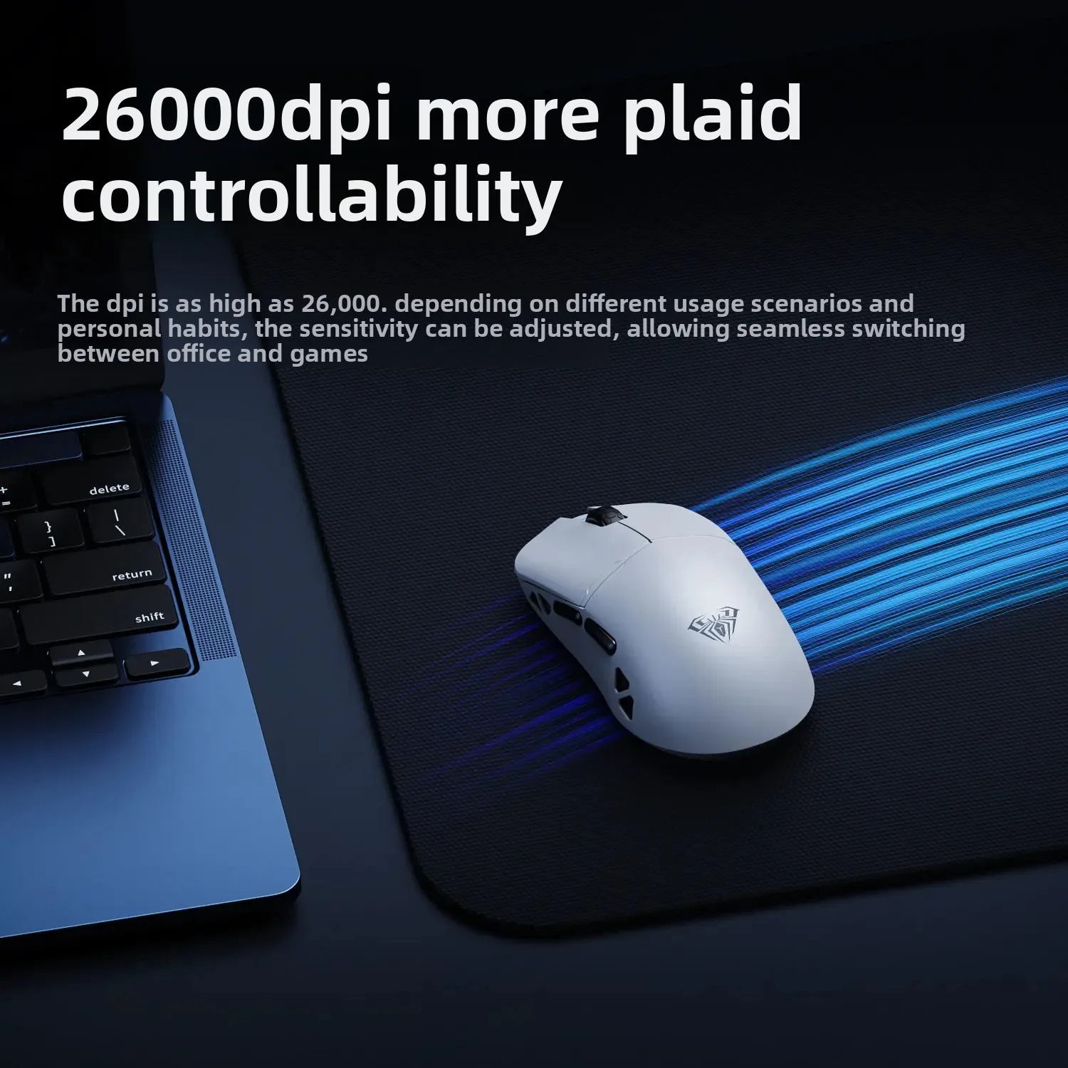 AULA SC880 Max/Ultra Wireless Gaming Mouse Tri‑Mode Aluminum‑Magnesium Lightweight Dual 8K Game Mice For PC E-sports Custom Gift