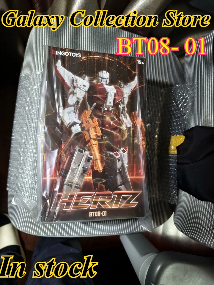 Juguetes Transformables BINGOTOY BT08 BT-08 HERTZ Computing King Member Steel Whip Figuras de Acción de Combate Estilo Cyberpunk