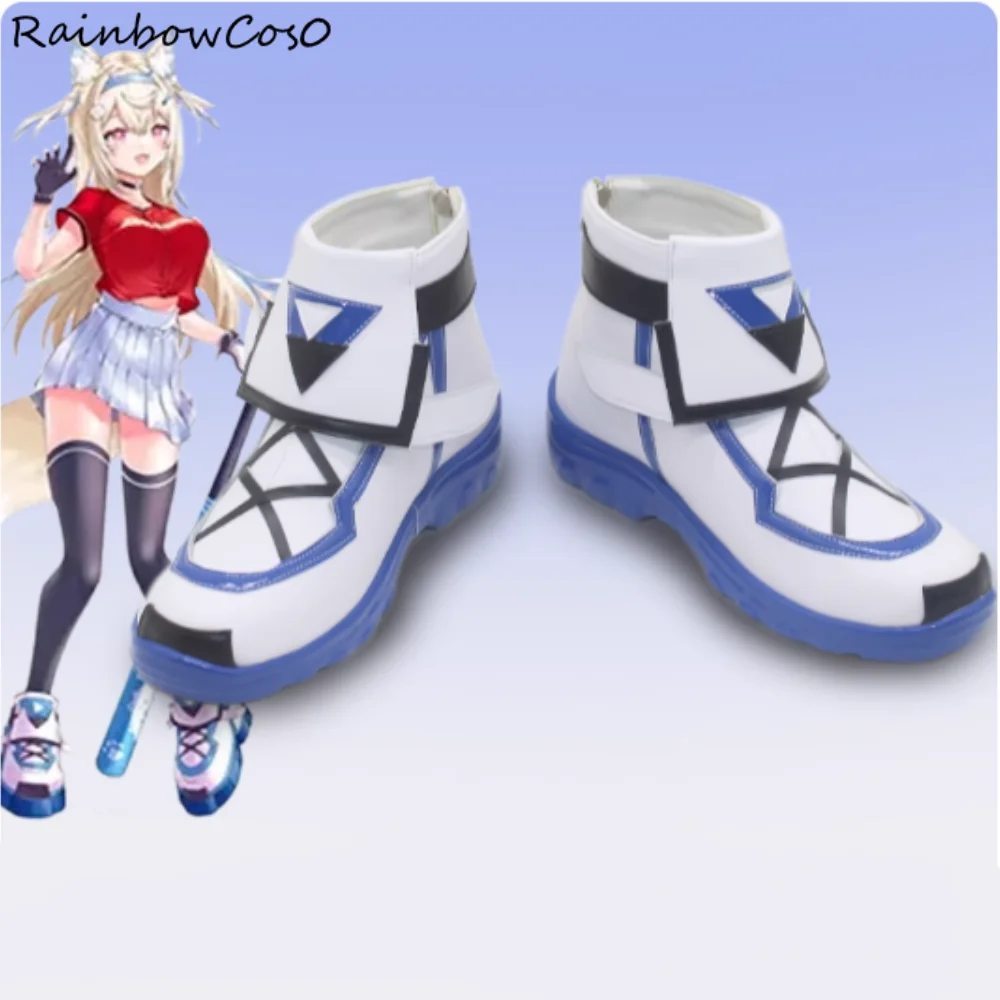 

Fuwawa Abyssgard Virtual YouTuber VTuber Cosplay Shoes Boots Game Anime Party Halloween RainbowCos0 W5054
