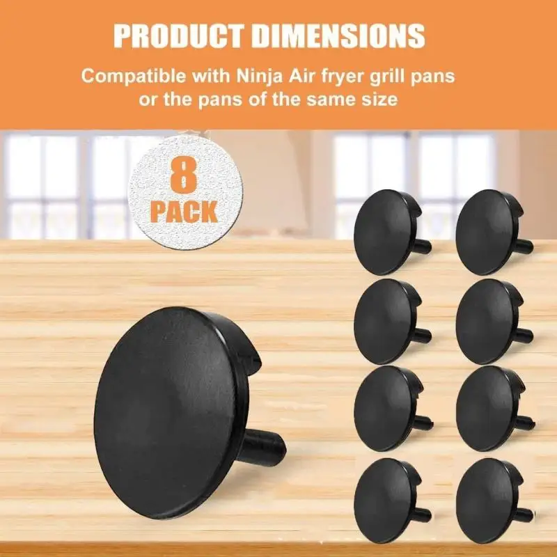 D0ab Instants-Vortex Air Freder Tấm nướng Cao su chuyên nghiệp Tab Silicone Góc bảo vệ không chống trượt chống trầy xước