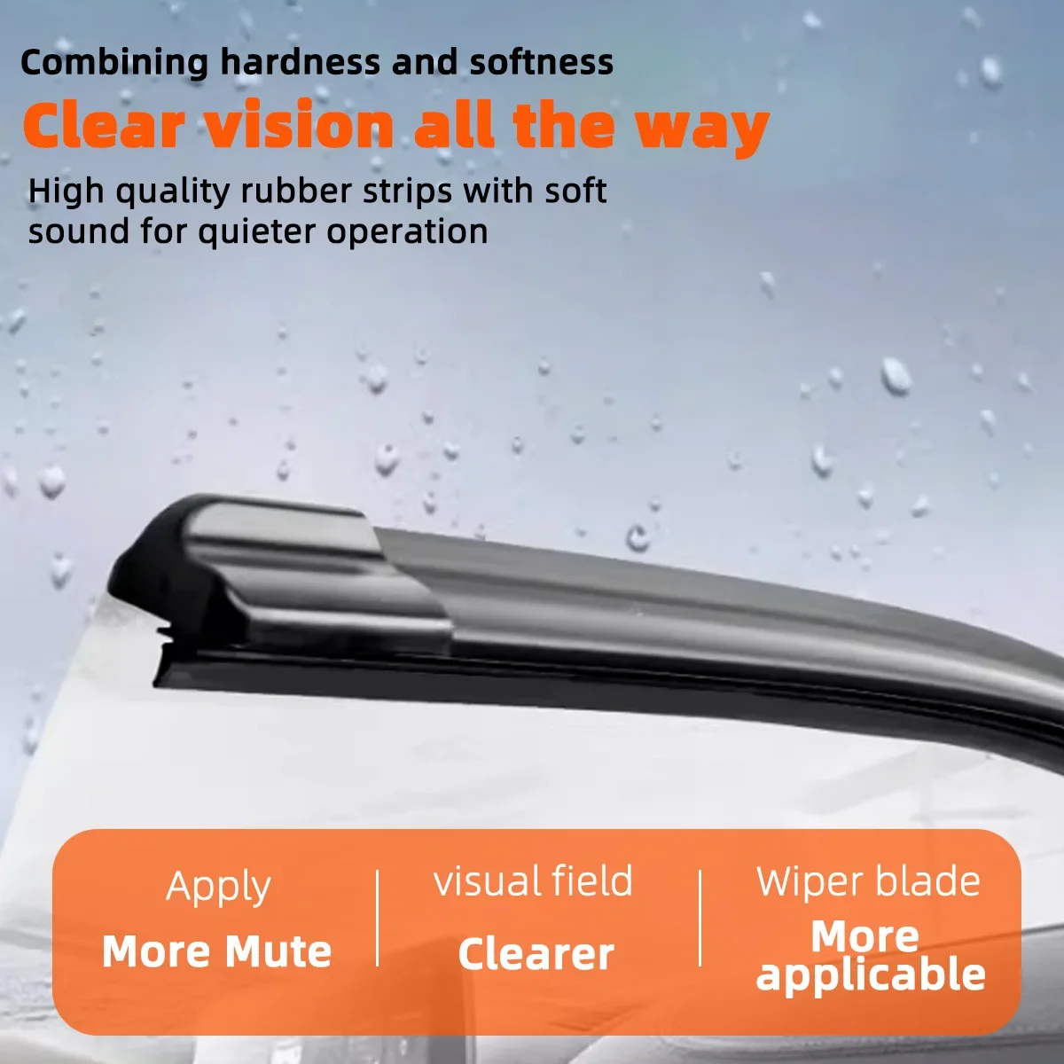3PCS Car Wiper for BAIC Senova X25 2017-2019 Front Rear Windshield 2017 2018 2019 - Image 6
