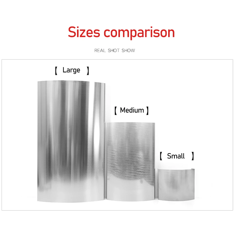 Профессиональная алюминиевая цветная таблица — изогнутая 3D-карта образцов для аэрозольной краски, виниловой пленки и гидрозагрузки, доступны 3 размера MO-A16