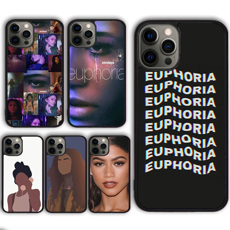 American TV Series Euphoria Phone Case Cover for iPhone 16 15 SE2020 13 14 11 12 Mini Pro Max 6 7 8 Plus  coque fundas Shell