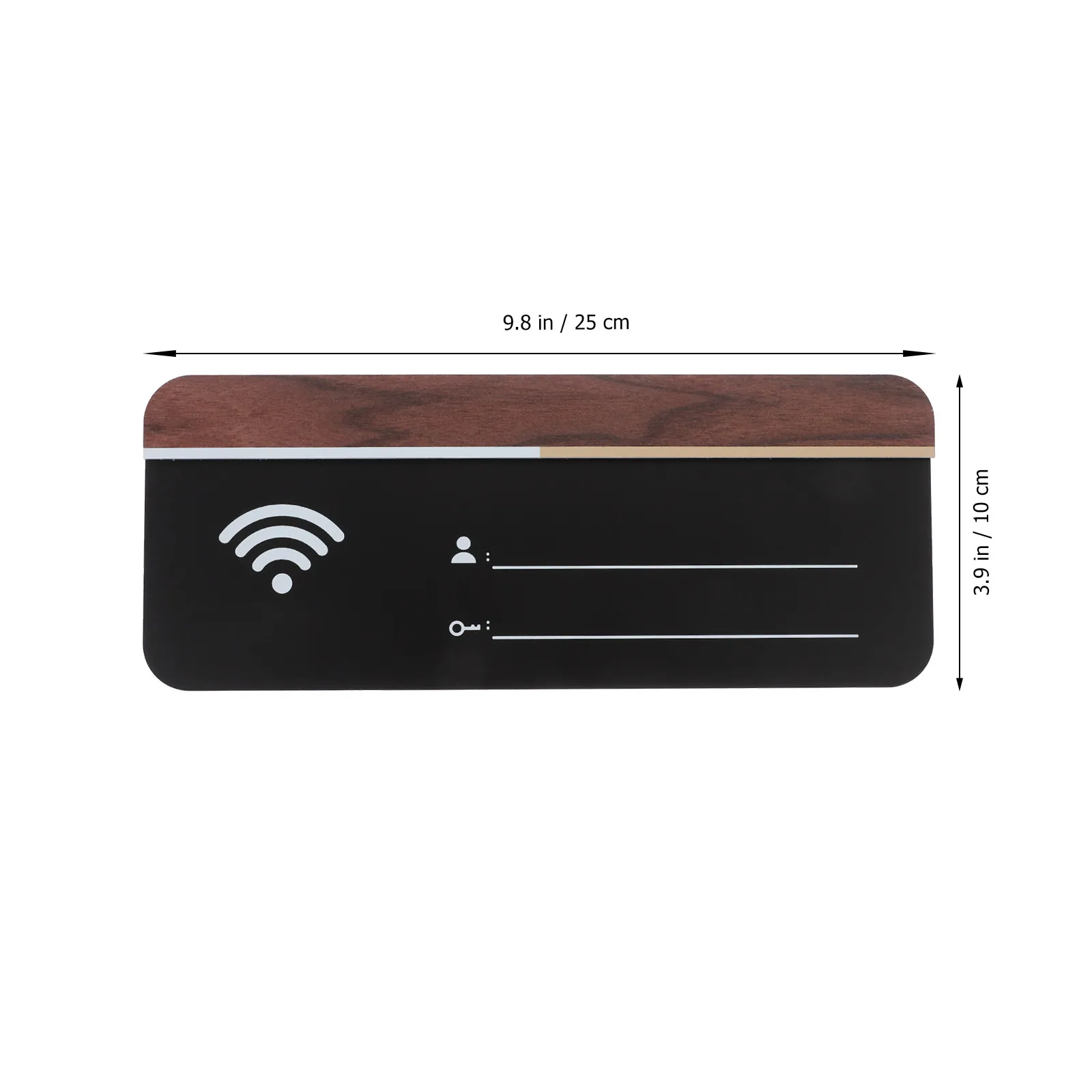WiFi Password Sign Acrylic Wall Mount Board for Home Hotel Restaurant Guestroom Network Use WiFi Password Sign