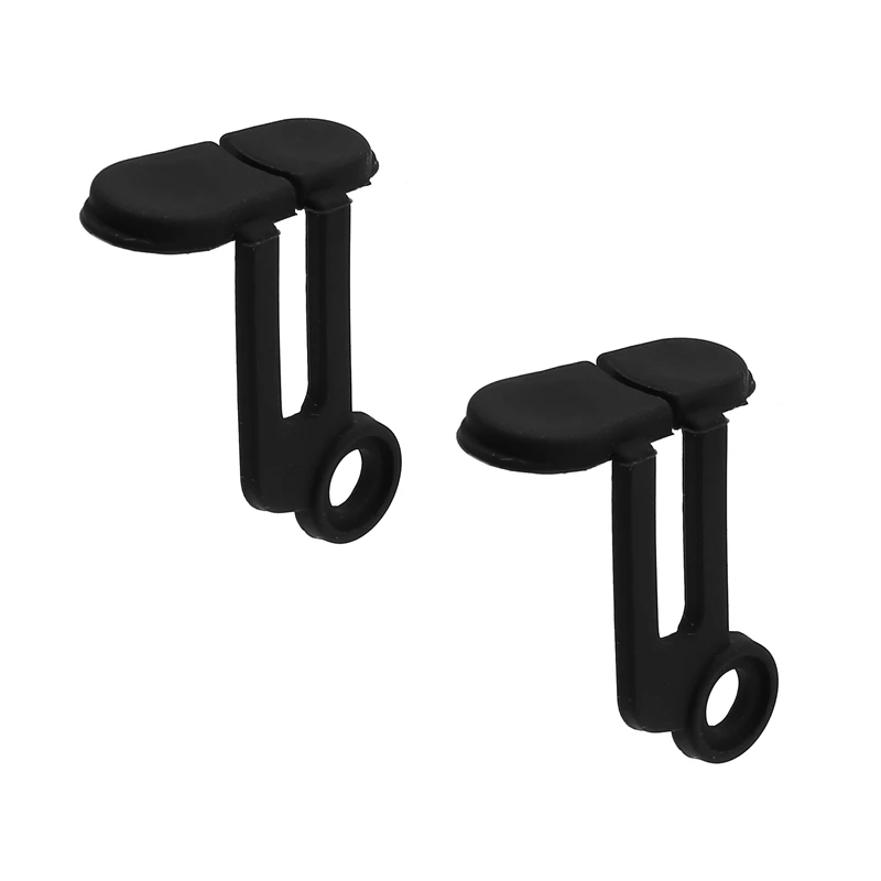 Daily 2Pcs Shutter Cable Cover For Nikon D800 D800E D810 Flash Terminal Leather Cover Shutter Cable Leather Plug Cover