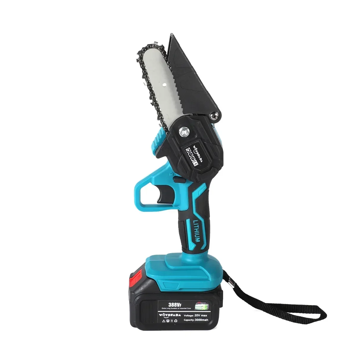 Imagem -04 - Mini Serra Elétrica sem Fio Polegada 18v Lithium Ion Battery Garden Logging Saw Carpintaria Ferramenta Elétrica de Corte