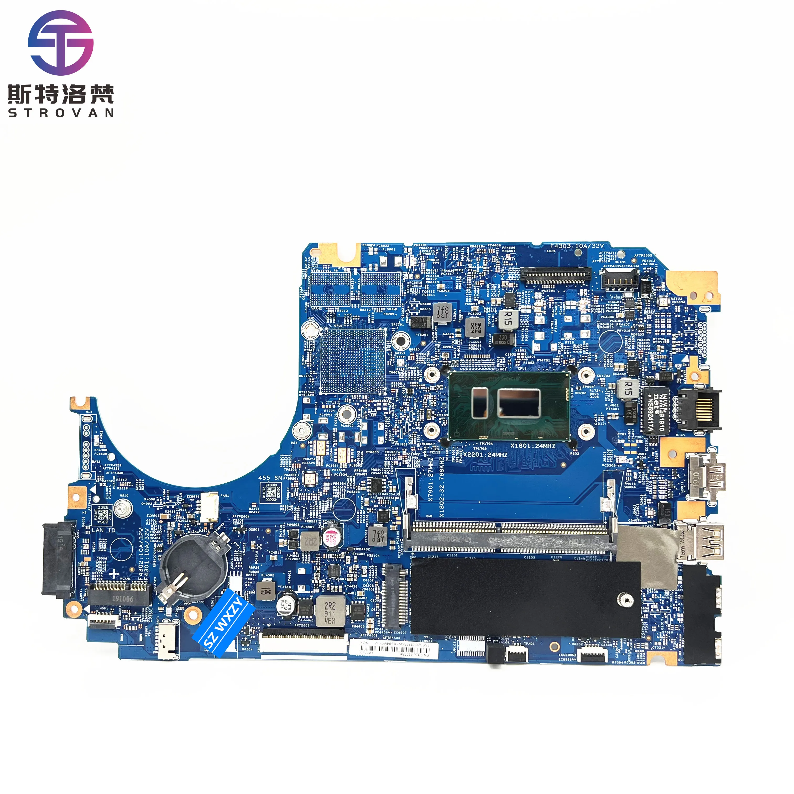 

For Lenovo V130-15IKB Laptop Motherboard With I3-7020U CPU 4GB 5B20R33556 LV315KB 17807-3M 448.0DC05.003M DDR4 ed