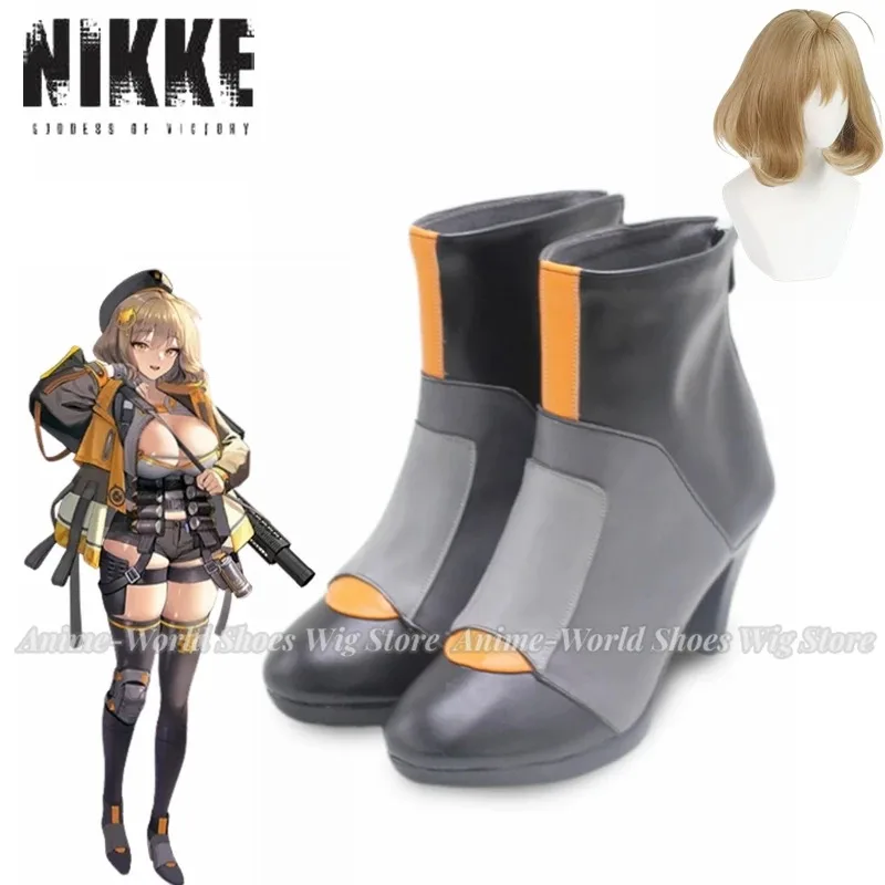 

NIKKE The Goddess of Victory Anis Обувь для косплея Сапоги Парик для Хэллоуина Косплей Костюм Аксессуар