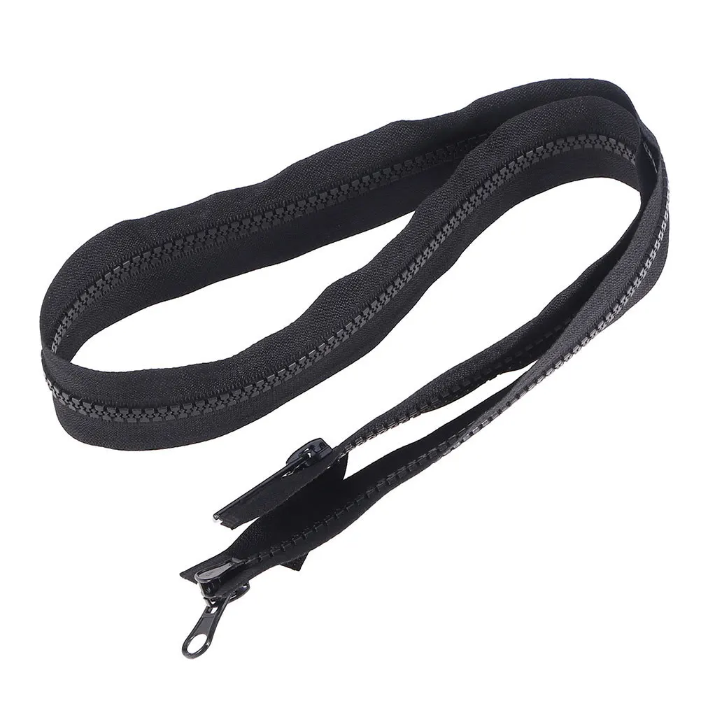 

70Cm Black Dual Slide Zipper Ideal for Jackets Luggage Robust Sewing Zipper for Crafts Garments DIY Home Sewing Projects