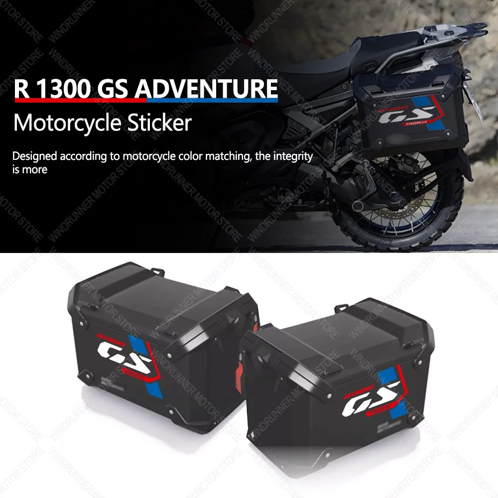

Motorcycle Trunk Decorative Stickers Suitcase Paint Protective Decal Trophy Triple Black Option 719 For R 1300 GS Adventure