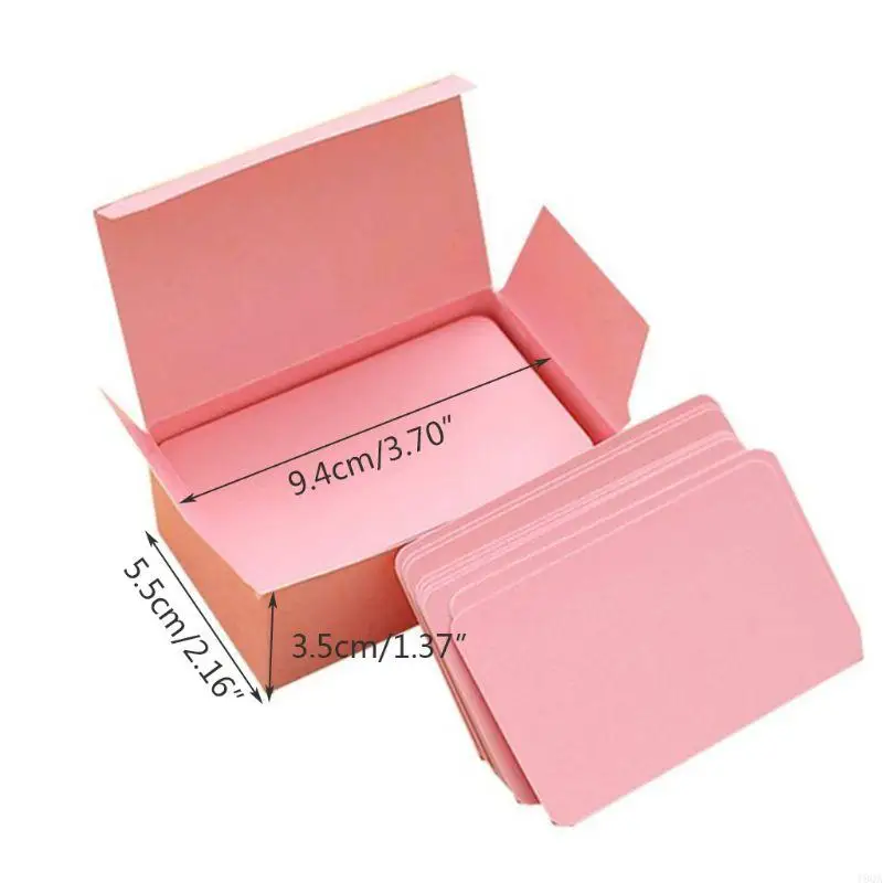 19QA Kertas Pesan Kartu Kosong Warna Pastel untuk Peringatan Pernikahan Kantor Rumah 100X