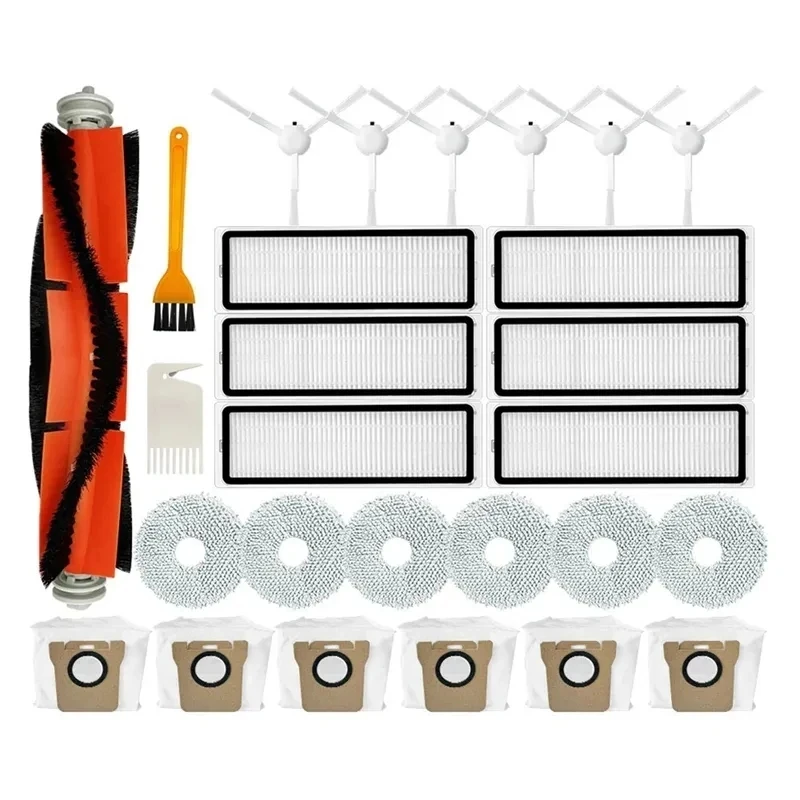 

For Xiaomi Robot Vacuum X10+ / B101CN/ Dreame L10S Ultra / S10 Pro Spare Parts Main Side Brush Hepa Filter Mop Dust Bag Parts