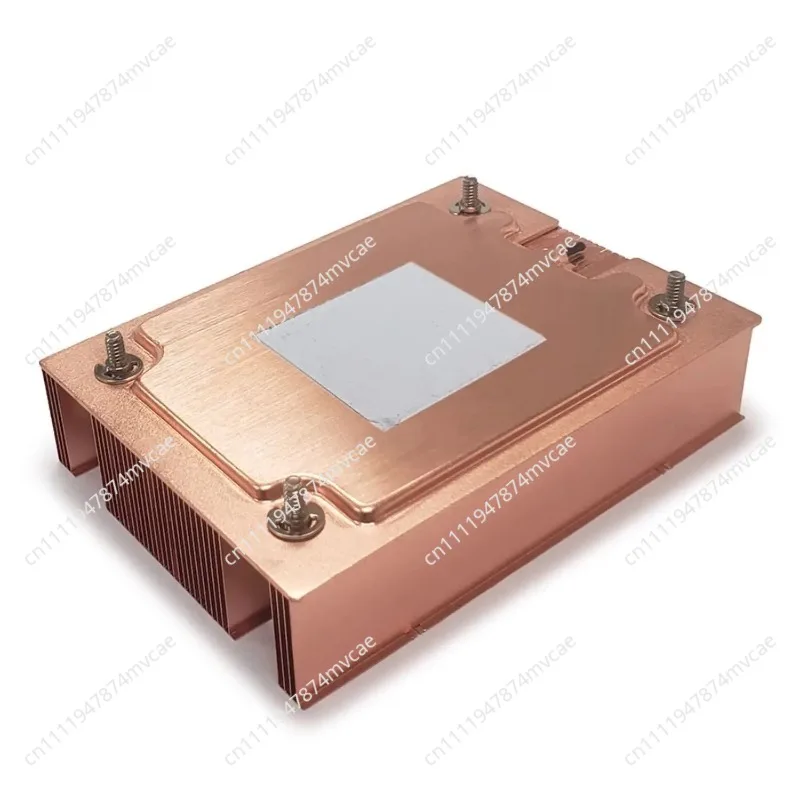 CPU Radiator 1U Pure Copper Support AM4 AM5 with VC Board Size 110*80*26.9mm CPU Radiator