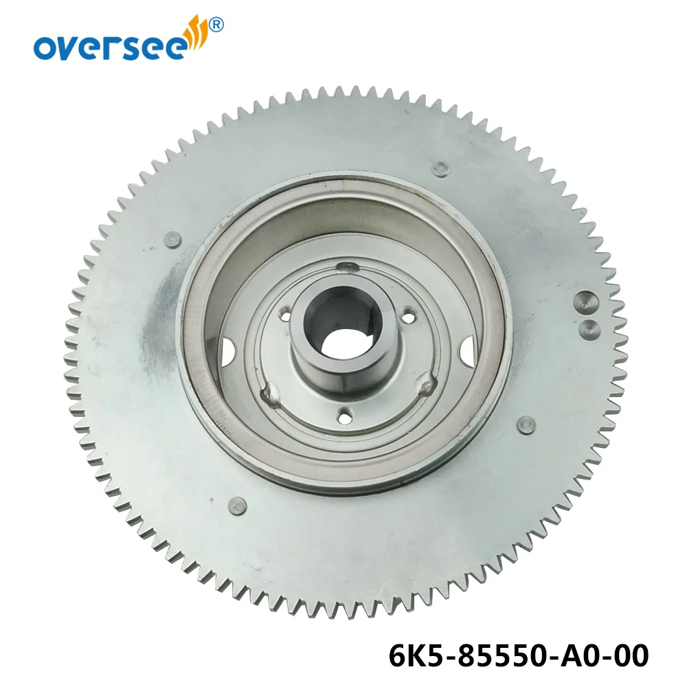 6K5-85550-00 Flywheel Rotor  For Yamaha Outboard Engine 2-Stroke 60HP 70HP 6K5-85550-A0 6K5-85550-A1