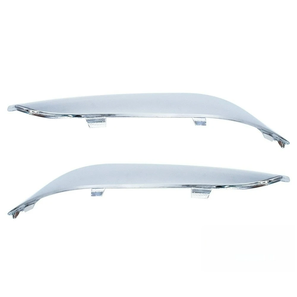For Chrysler 300 2011-2014 2PCS Front Bumper Molding Chrome Trim Set=lH & RH