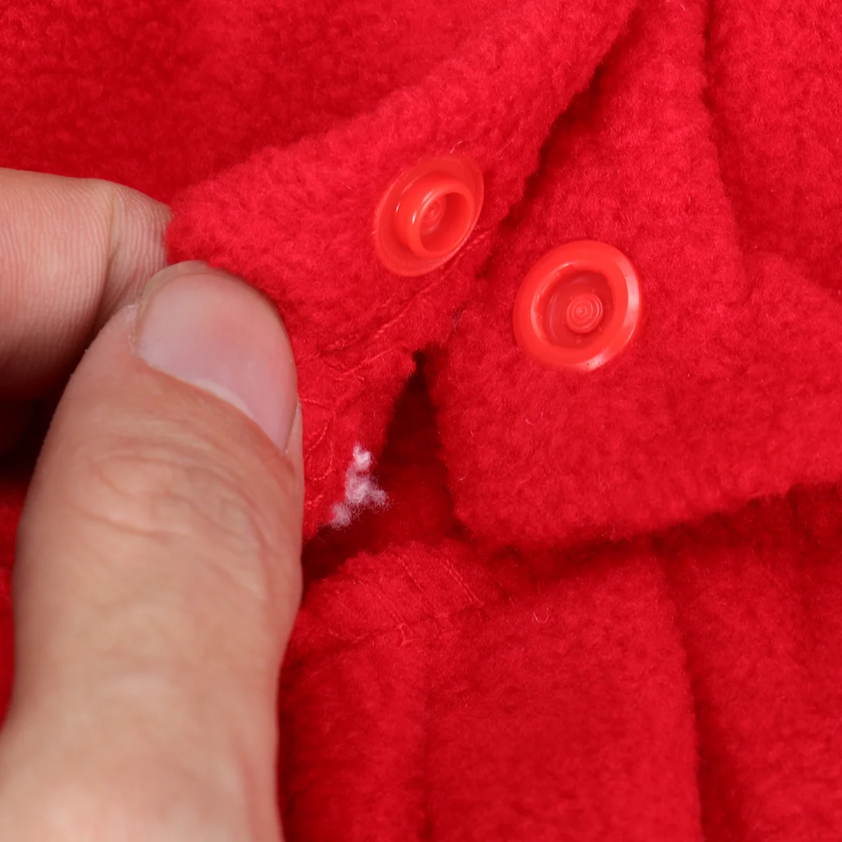 

Warm Christmas Dog Skirt Polar Fleece Double Layer Soft Pet Clothes Puppy Shirt for Small Dogs Outdoor Activities Photo