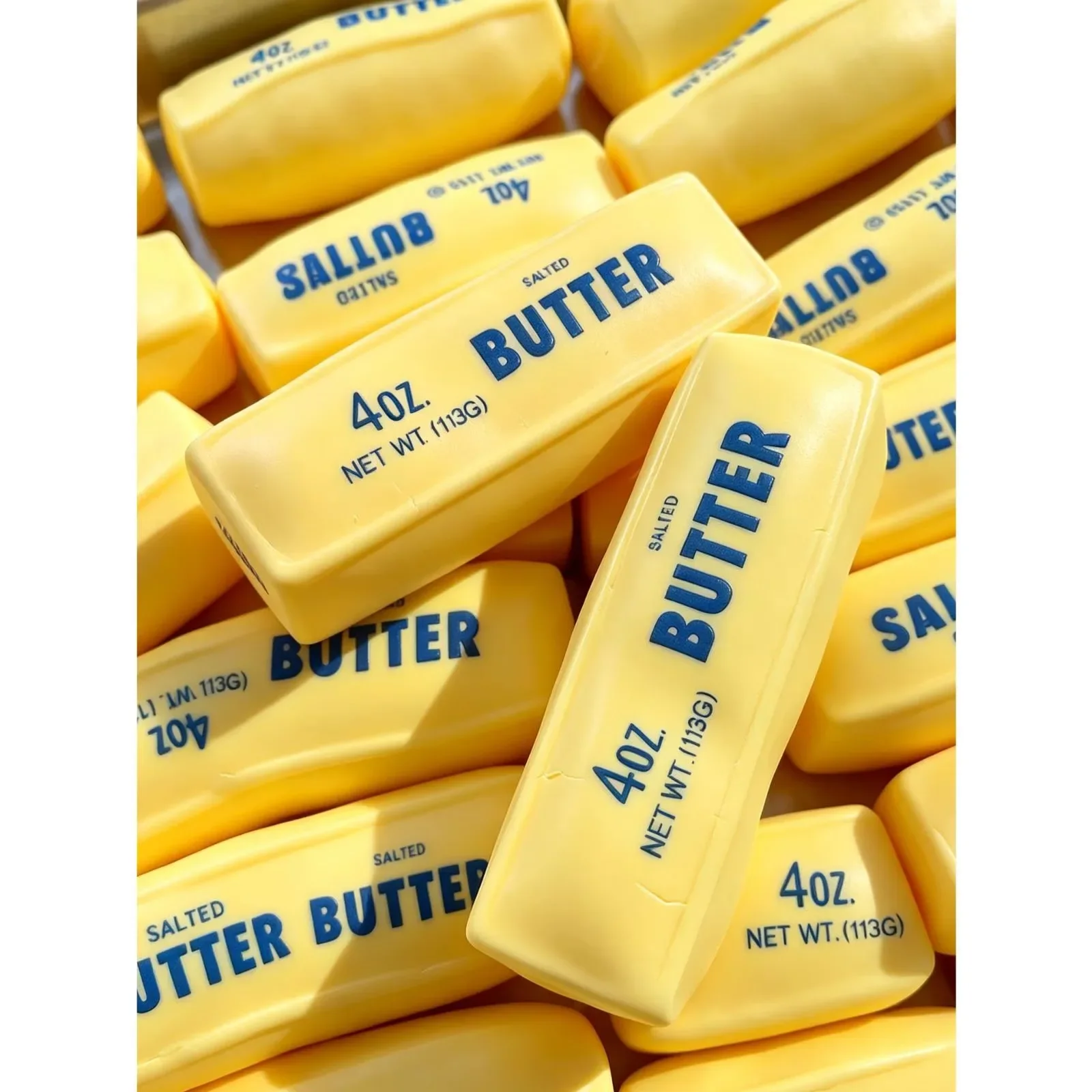 Squishy Butter Stick Stress Relief Toy Slow Rising Soft Squeeze Fidget Simulation Food Decompression Gift for Adults Moto