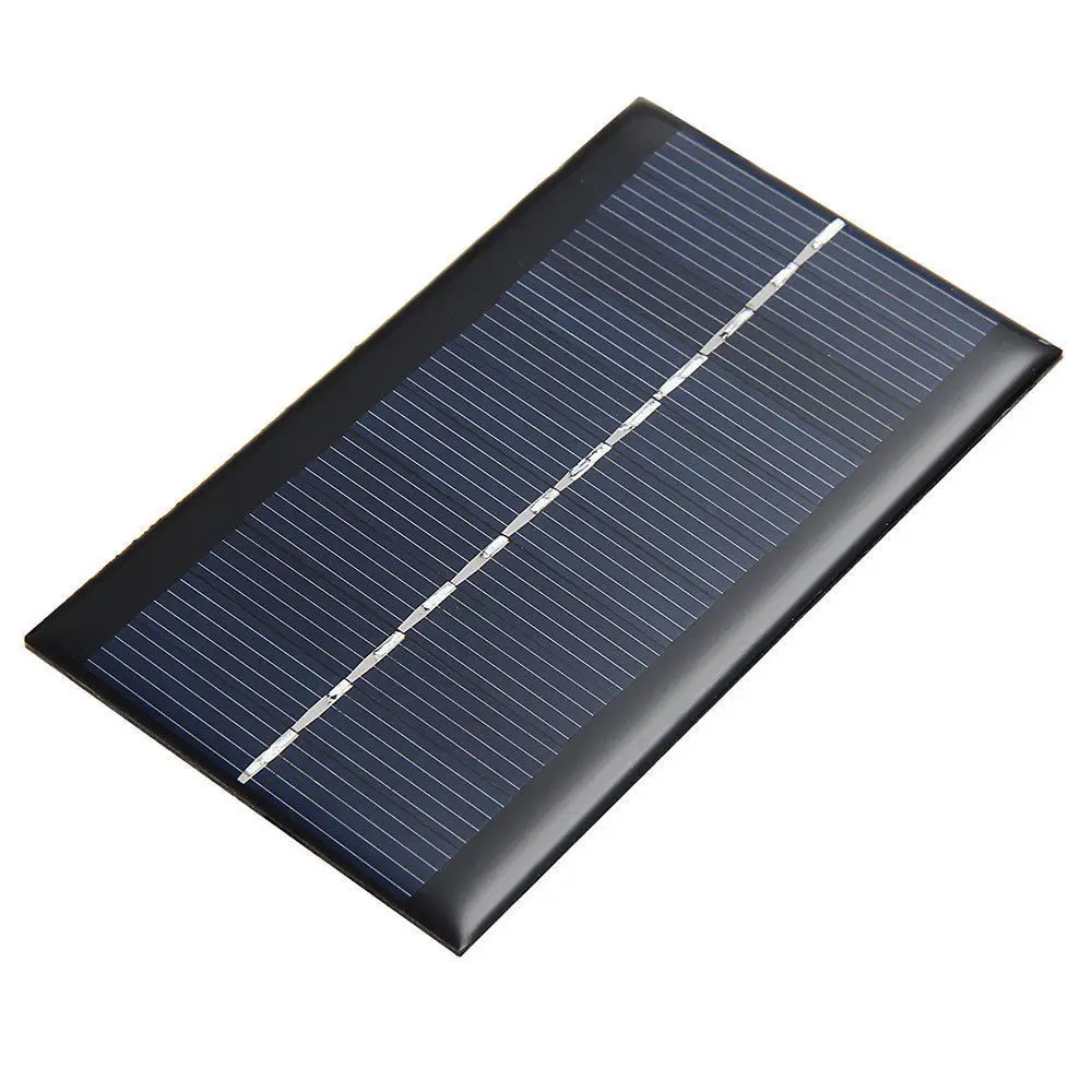 1W Portable Polysilicon Solar Panel Charger 6V DC Foldable Solar Panel For Phone Charge Power Bank For Hiking Camping