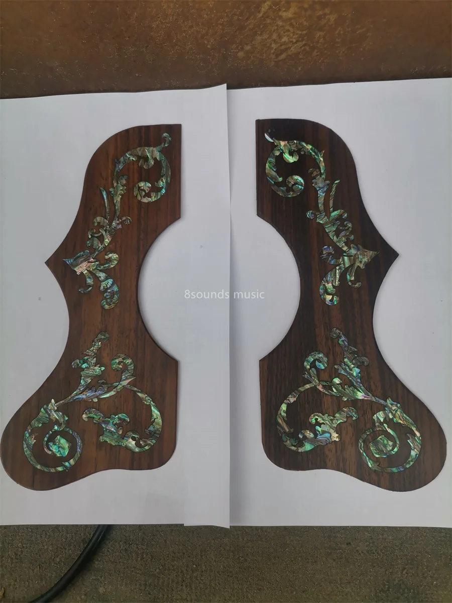 

customize handmade pickguard Abalone jumbo acoustic guitar Rosewood pickguard 43 inches guitar pickguards