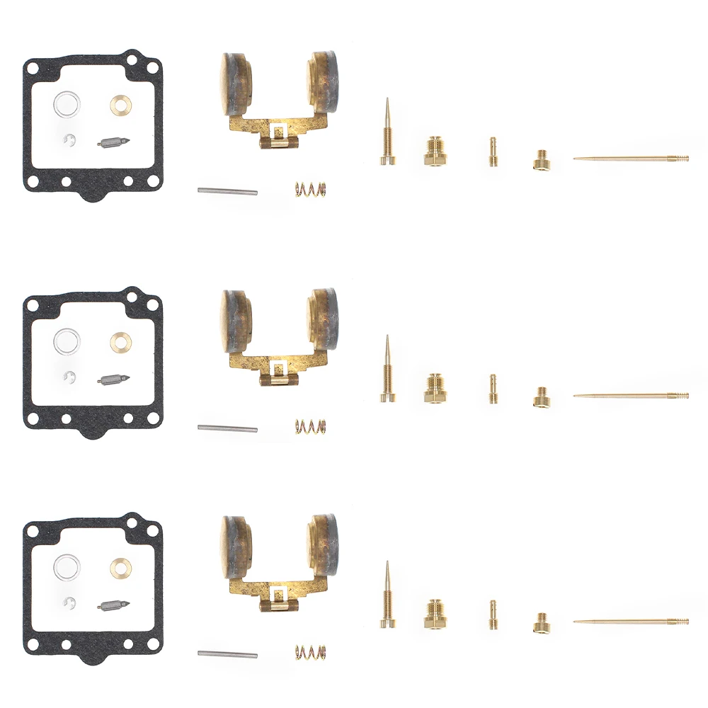 

3Pcs For Yamaha 1978 - 79 XS750 XS750S Motorcycle Carburetor Carb Repair Kit and Float