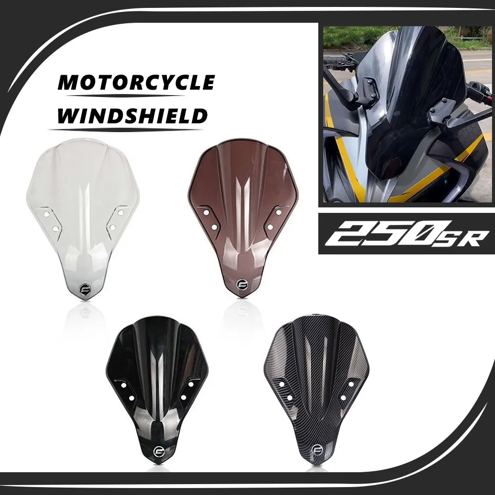 

Motorcycle FOR CFMOTO CF MOTO 250SR 250A 250 SR A ALL YAERS Front Windshield Wind Deflectors Windscreens Deflectore Accessories