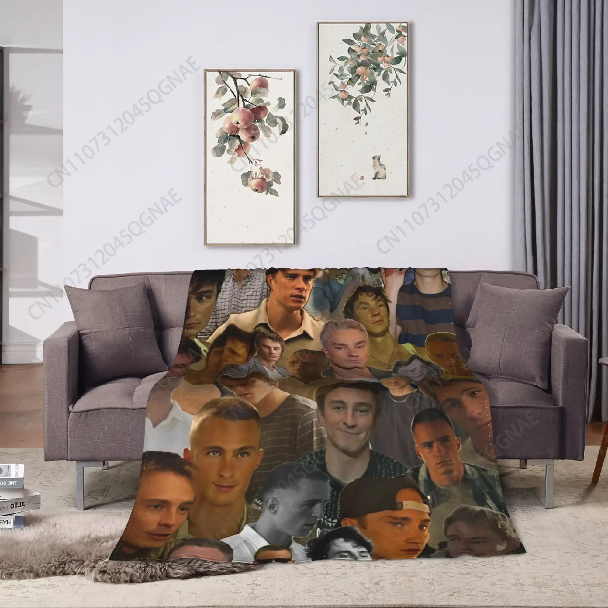 Custom Rafe Cameron Super Warm Blanket Drew Starkey Travel Office Plush Throw Blanket Couch Chair Flannel Bedspread Sofa Bed Cov