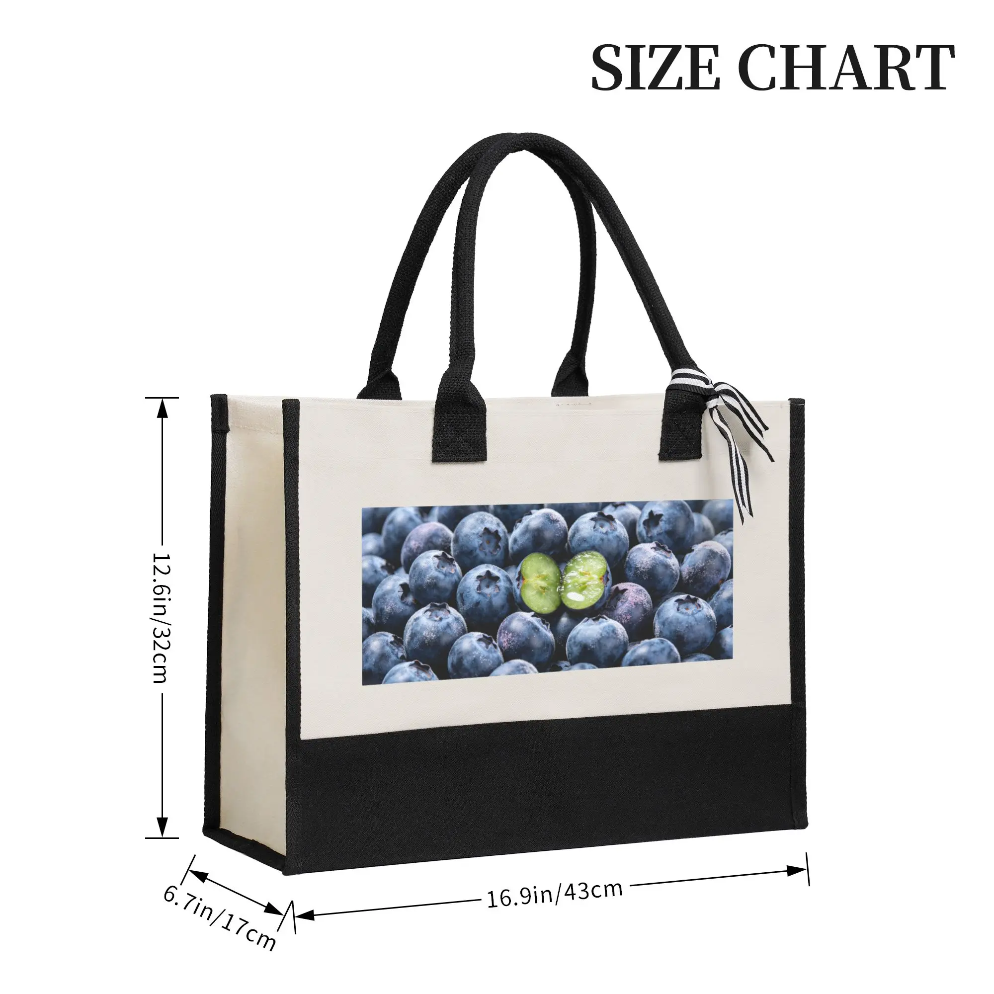Mango Print Canvas Tote Bag Eco-Friendly Reusable Grocery Bag Sturdy Shopping Handbag for Beach Travel Work