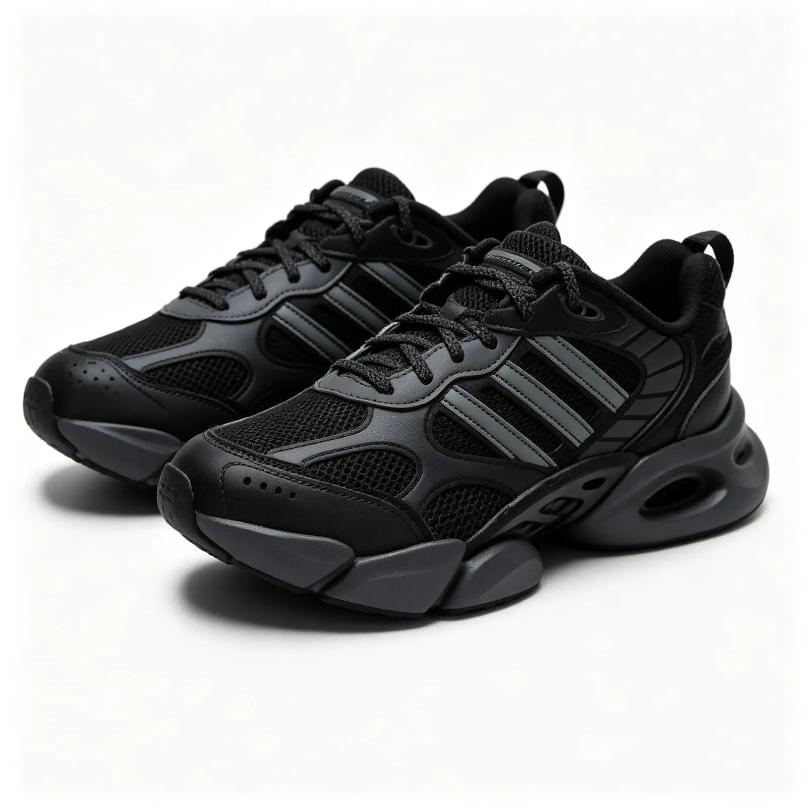Adidas CLIMACOOL VENTO 3.0  IH2289 Leather Low Top Casual City Commuting Running Shoes Unisex Black