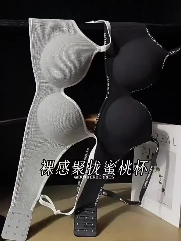 8 cm ultradicker Push-up-BH für kleine Brüste, AA-Cup, bügellos, nicht gepolstert, mit Bügel, für Damen, maximale Haltbarkeit, runde Form, Dessous