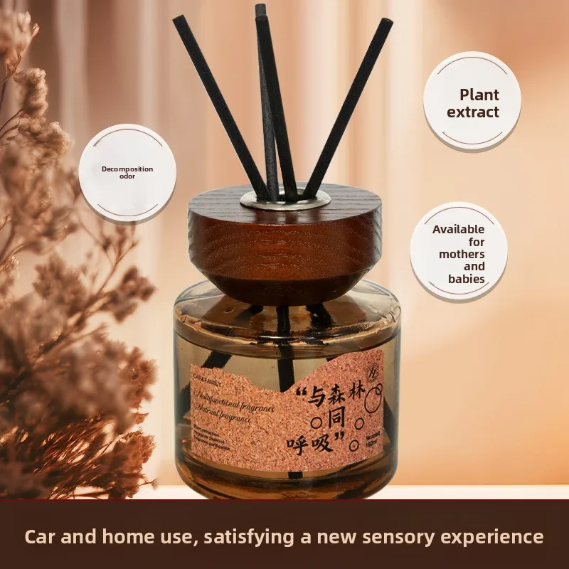 

Luxury Home Car Air Freshener - Natural Wood Aromatherapy for Bedroom & Vehicle Interiors Aroma