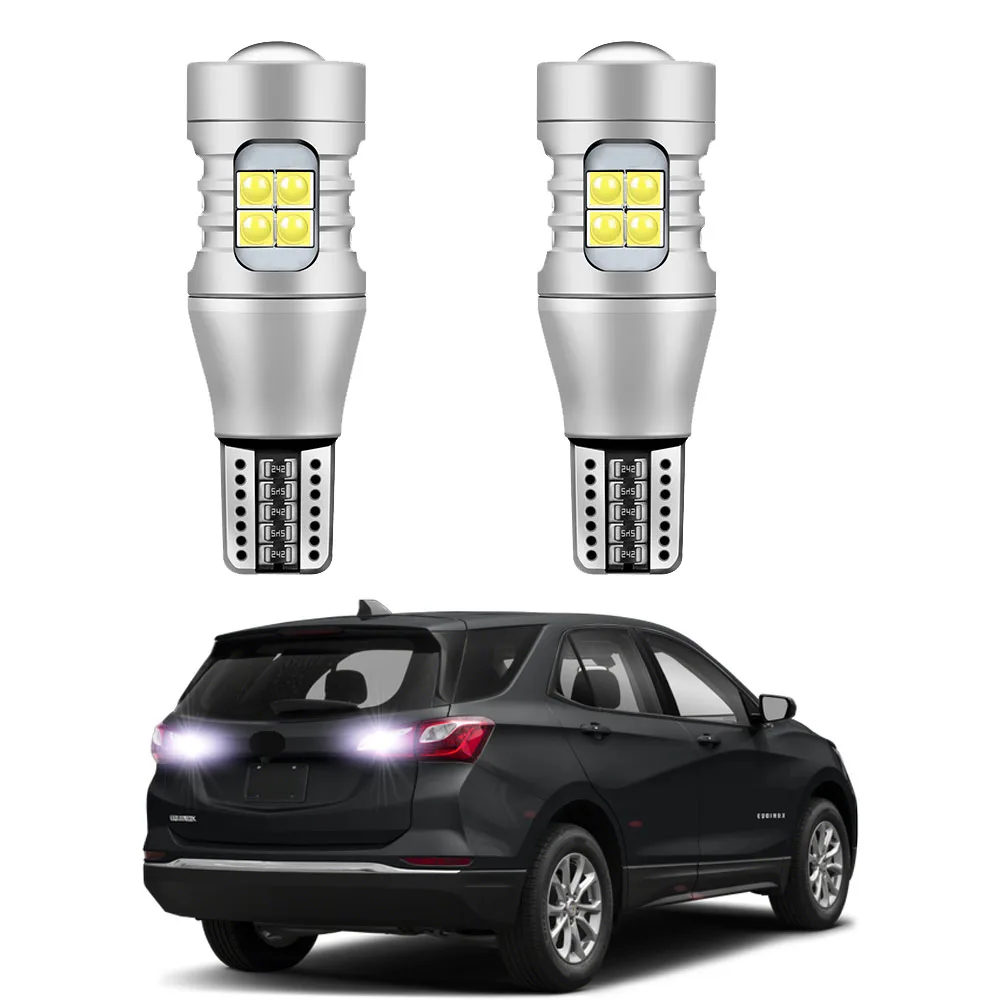 2Pcs Canbus For Chevrolet Equinox 2005-2019 2020 2021 2022 2023 LED Backup Reverse Reversing light Bulb