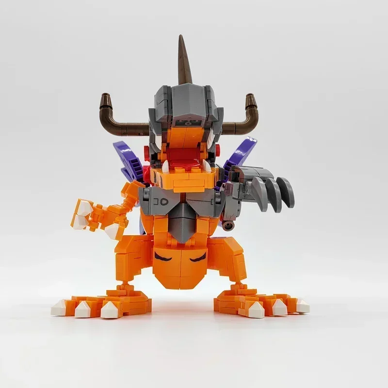 Digital Monster Adventure Model Building Blocks Brick Kit Digimon Agumon Garudamon Metal Greymon Figure Set Cartoon Toy Kid Gift