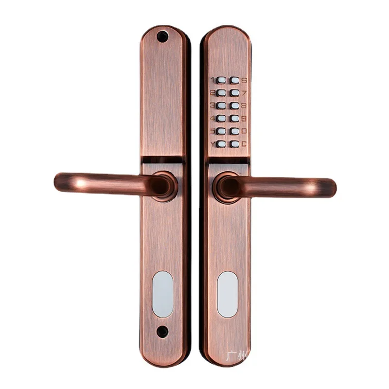 

Outdoor villa smart courtyard door broken bridge lock waterproof and sand-proof iron door lock double-sided combination lock
