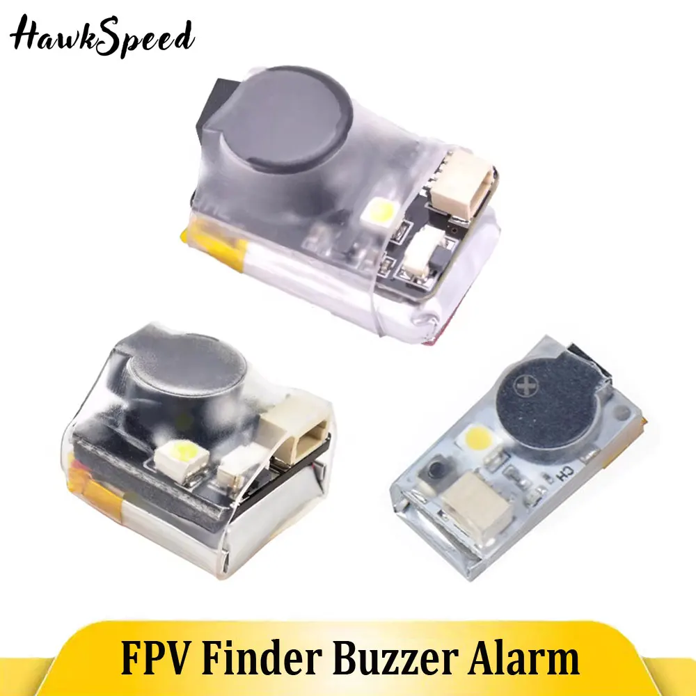 Finder JHE20B / JHE42B / JHE42B_S 5V Super Loud Buzzer Tracker w/ LED Buzzer Alarm For FPV Racing Drone Flight Controller