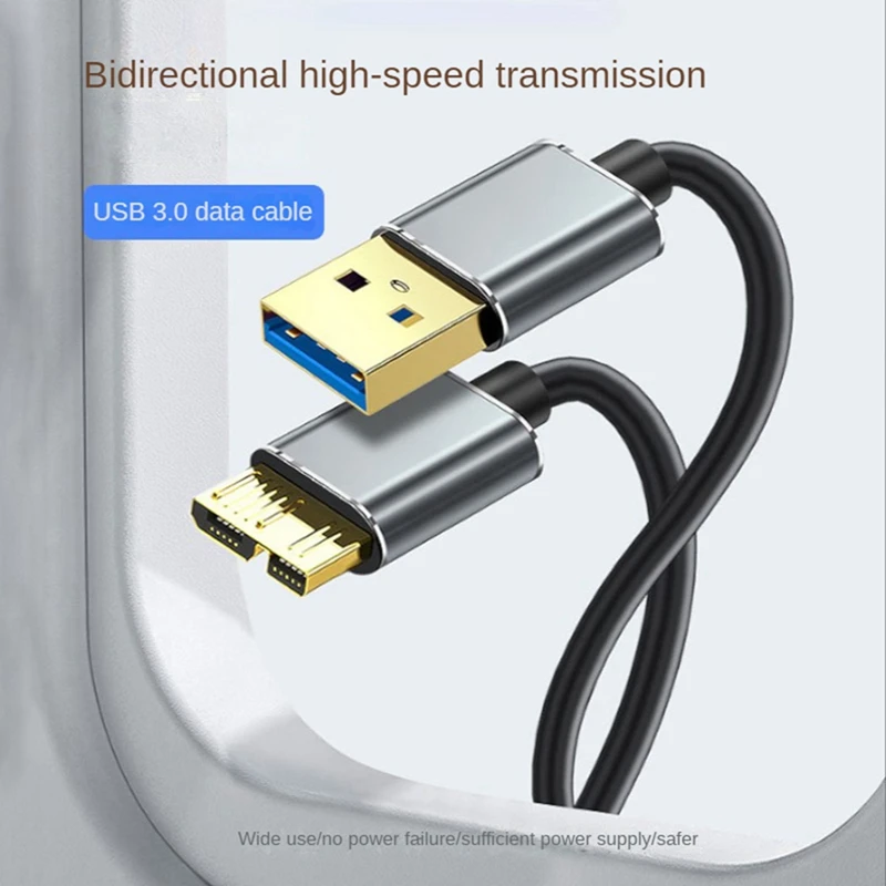 Hard Drive External Cable USB Micro-B HDD Cable Micro-B Data Cable SSD Sata Cable For Hard Disk Micro-B USB3.0