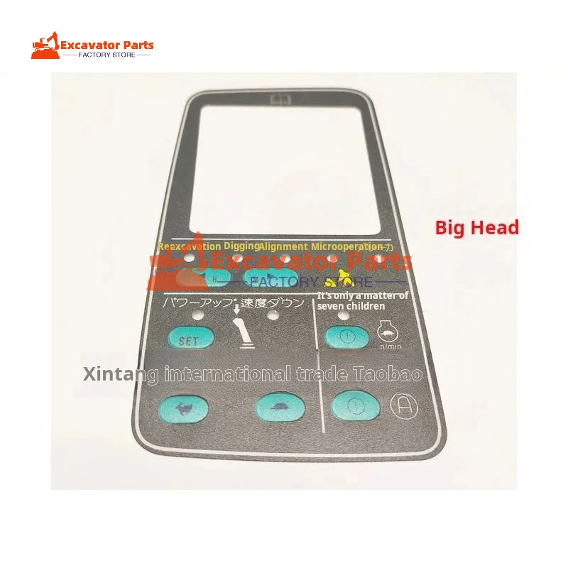 For Komatsu PC PC120 200 240-6 Instrument sticker Display sticker Key sticker Excavator Parts