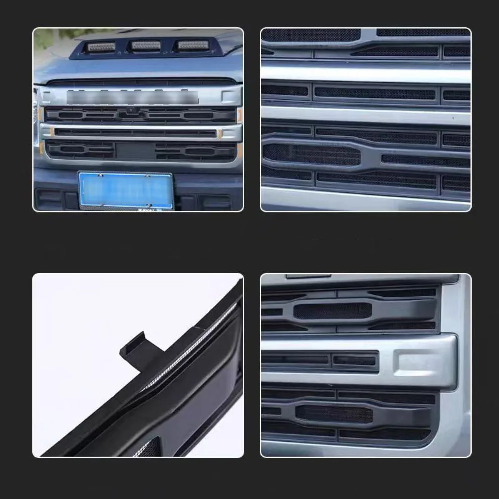 SNAP type For Great Wall Haval DARGO 2024 Car Front Grille Insect Proof Net Radiator Condenser Protective Cover Car Accessories