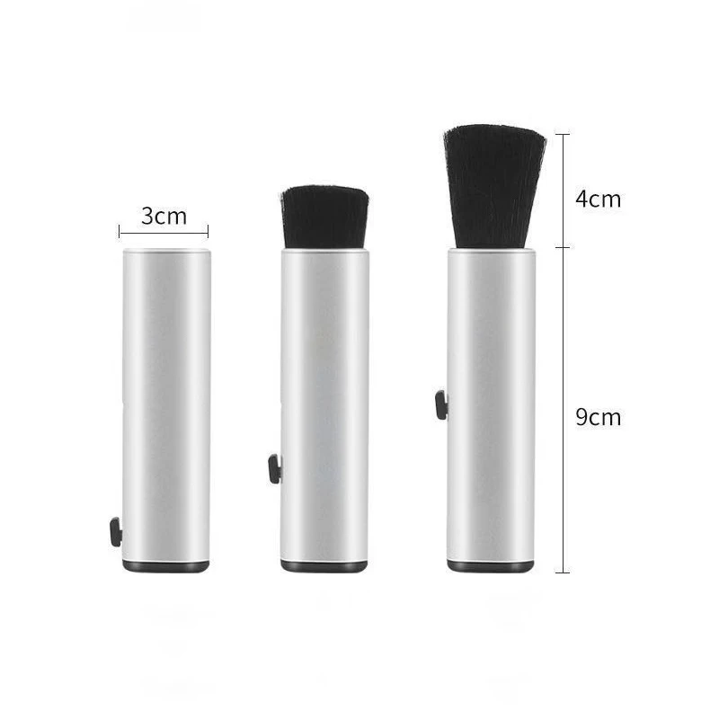 Retractable Detailing Brush Car Air Vent Cleaning Brush Soft Bristle Auto Air Conditioner Outlet & Keyboard Dust Cleaner Brush