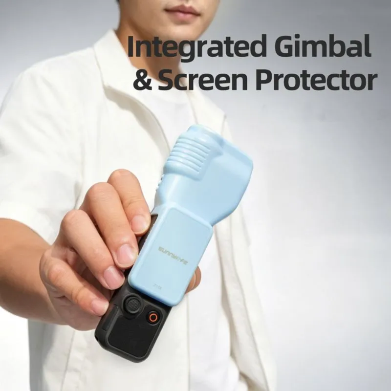 Super Sale Sunnylife for DJI Pocket 4 Protective Cover Gimbal Lens Screen Protective Case Candy Color Case Camera Accessory Blac