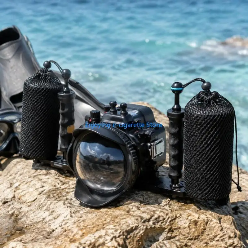 Kamera-Schwimm-Unterstützungsset für Unterwasserfotos, 4 Schwimmerteile mit Kordelzugtasche für Balance, Kameratransport und den – Detail 3