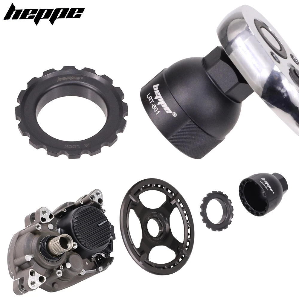 Anel de Bloqueio para Motor de E-bike HEPPE, Ferramenta de Instalação e Remoção para Motores Shimano E6100 E7000 E8000 E8050 EP8