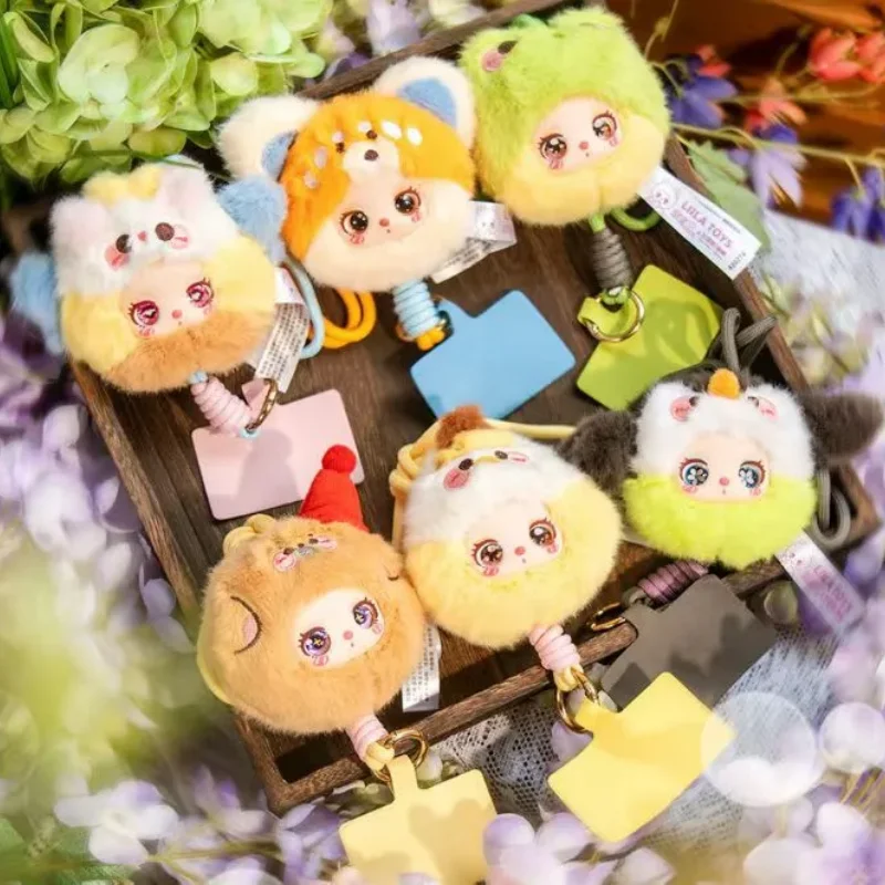 

Подлинная мини-серия Liila's Zoo, глухая коробка, ремешок для телефона, загадочная коробка Luckydeernai, милая виниловая плюшевая подвеска, кукла, модный подарок 2025