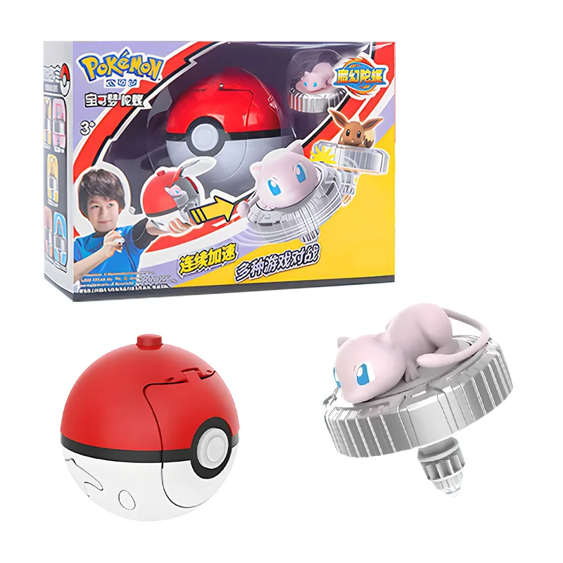 Pokemon Kreisel Actionfigur Pikachu Charmander Squirtle Mew Eevee Elf Ball Gyro Spinner Spiel Sammeln Spielzeug Set Kind Geschenk
