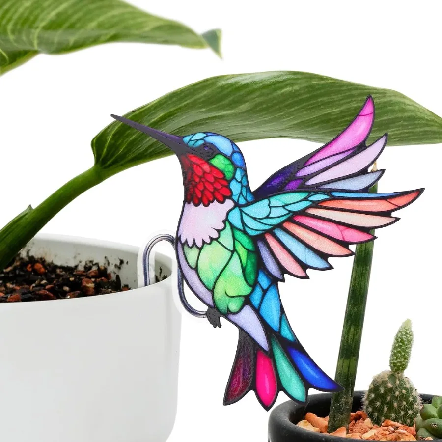 

Подвесные горшки для комнатных и уличных растений, цветочные растения, подвесные растения, колибри, птица, доктор, сад, аксессуары для растений, фермерский дом DrGi