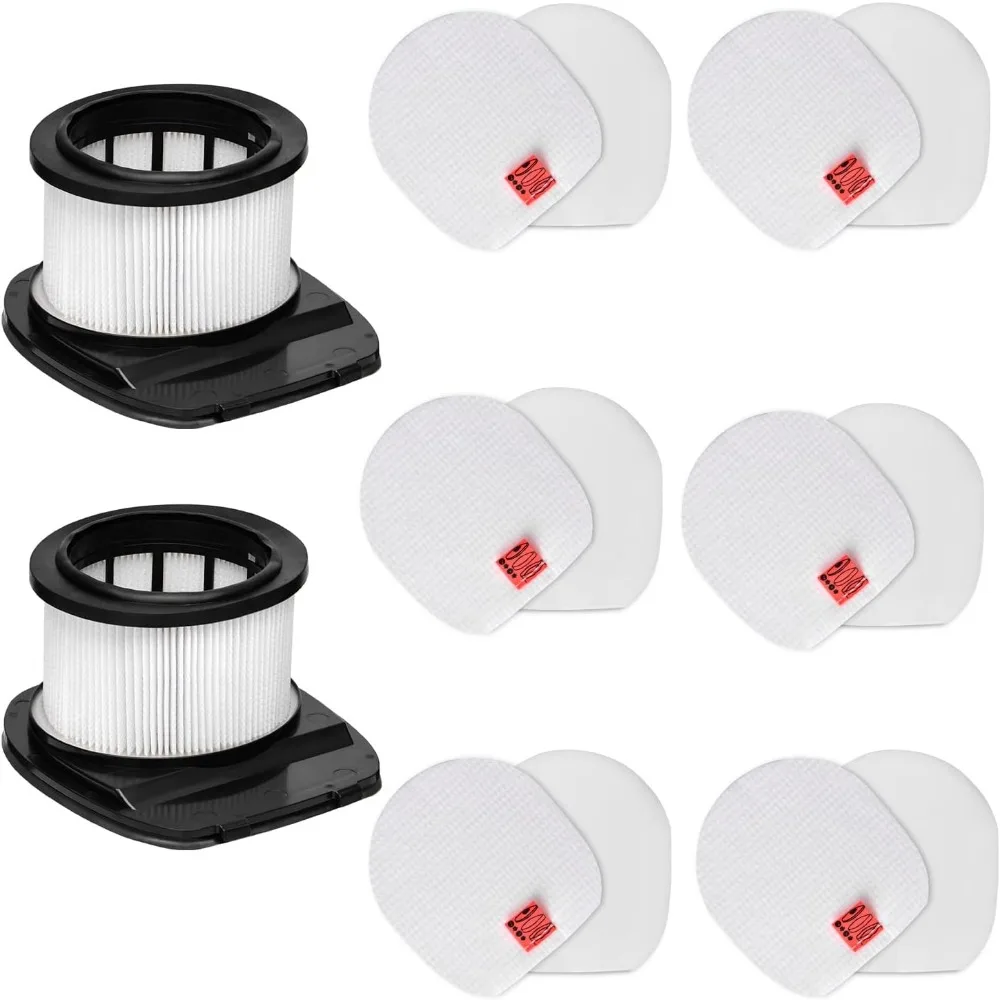 

Комплект сменных фильтров для беспроводного пылесоса: 2 антиаллергенных фильтра плюс 12 поролоновых накладок.